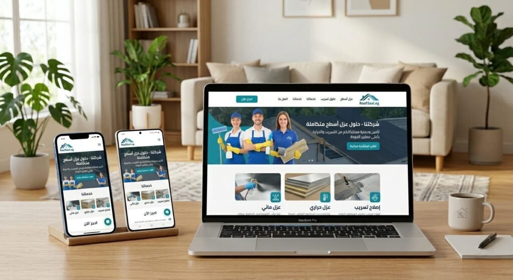 موقع شركة عزل أسطح