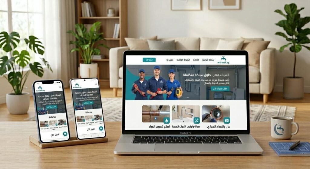 موقع شركة سباكة