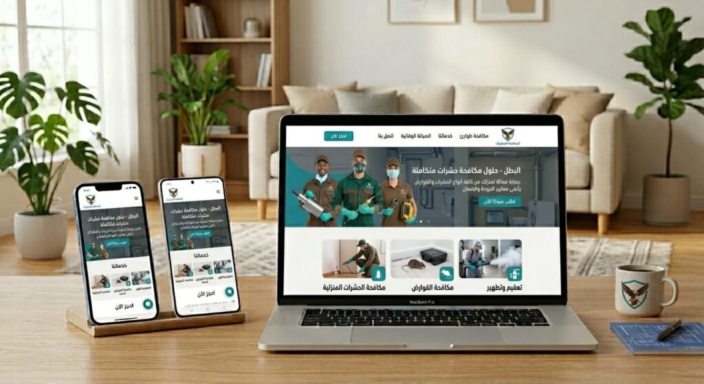 موقع شركة مكافحة حشرات